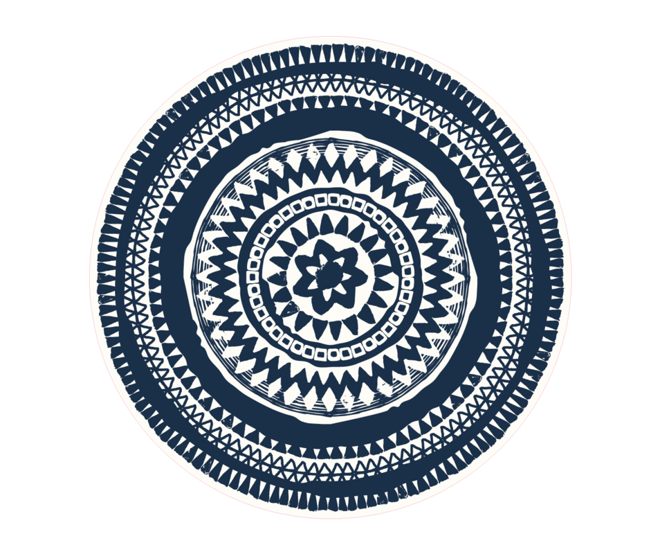 Cyclades Placemat Round (SKU:70AC16)
